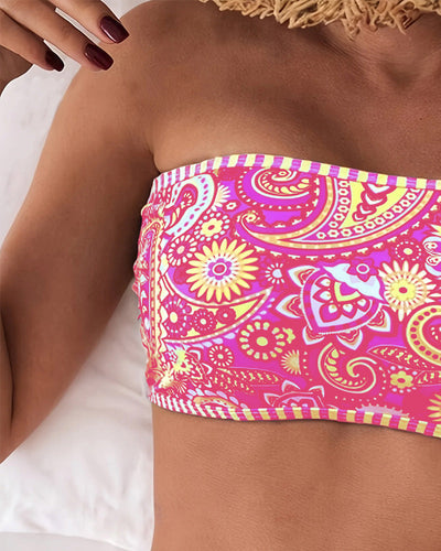 Ethnisch gemusterter Bikini