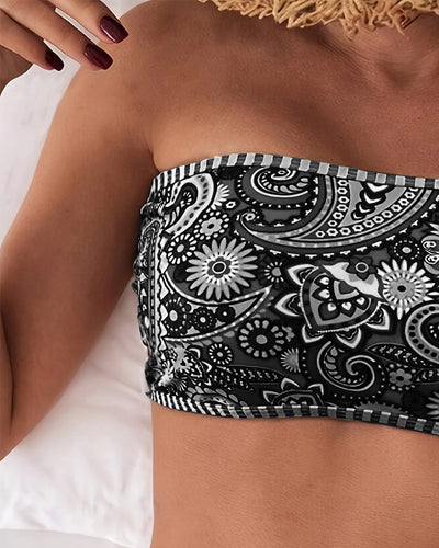 Ethnisch gemusterter Bikini