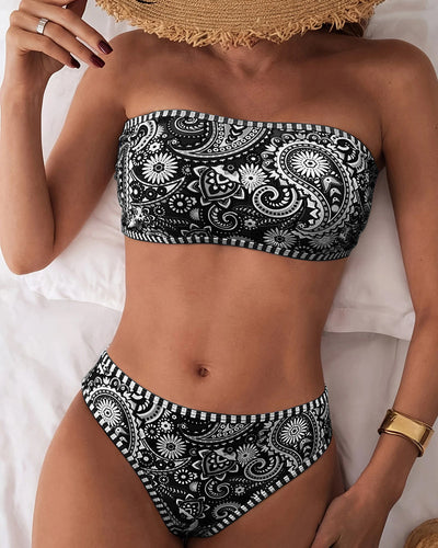 Ethnisch gemusterter Bikini
