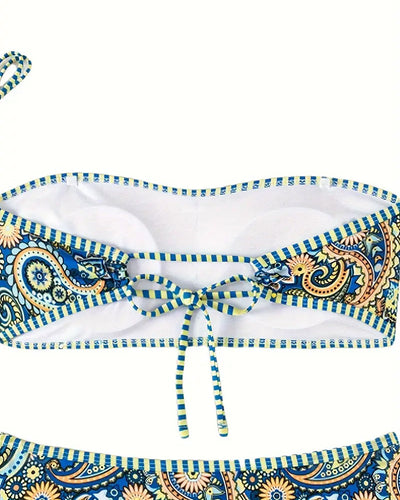 Ethnisch gemusterter Bikini